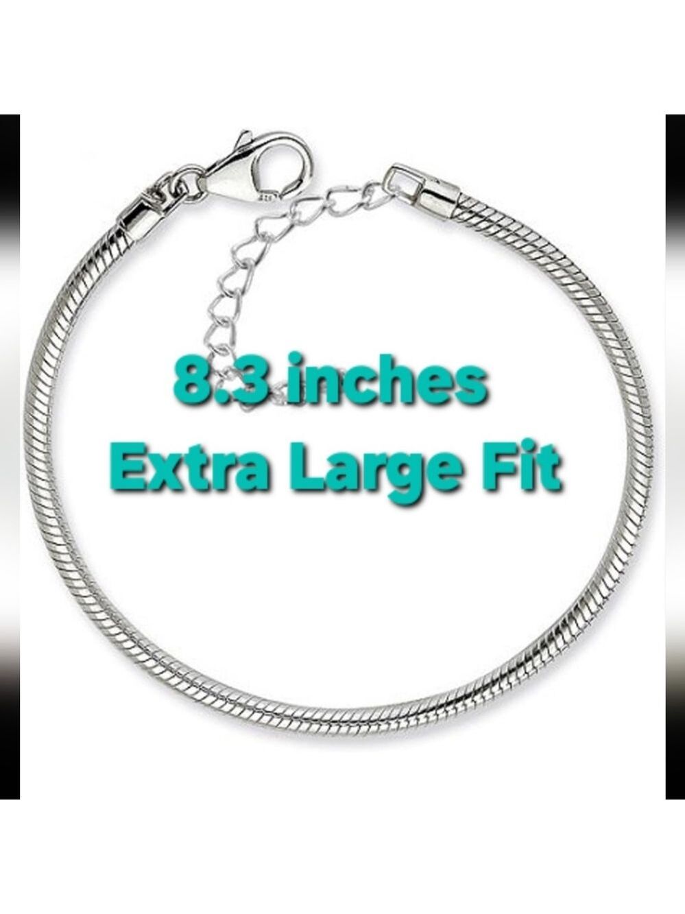 Silver Charm Bracelet Starter Bracelet Only No Charms